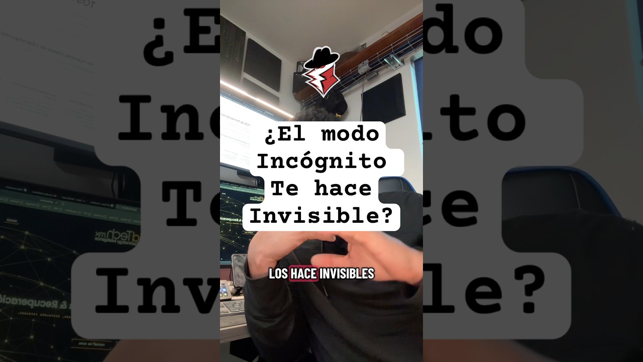 ¿El modo incógnito te hace invisible? #ciberseguridad #modoincognito #privacidaddigital #goldtechmx