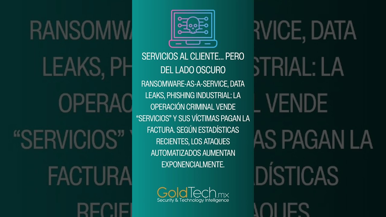 De hacker en el garaje a c-suite del cibercrimen #ciberseguridad #goldtechmx #seguridaddigital